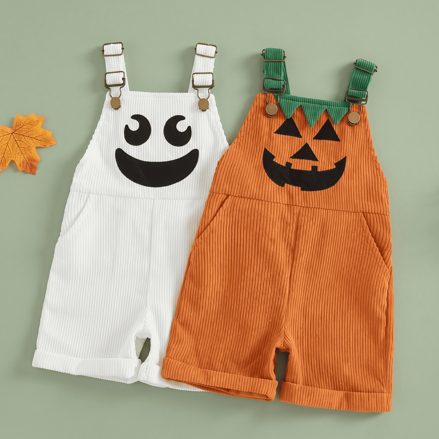 Peto Halloween Calabaza y Fantasma para Bebé | Lunyna
