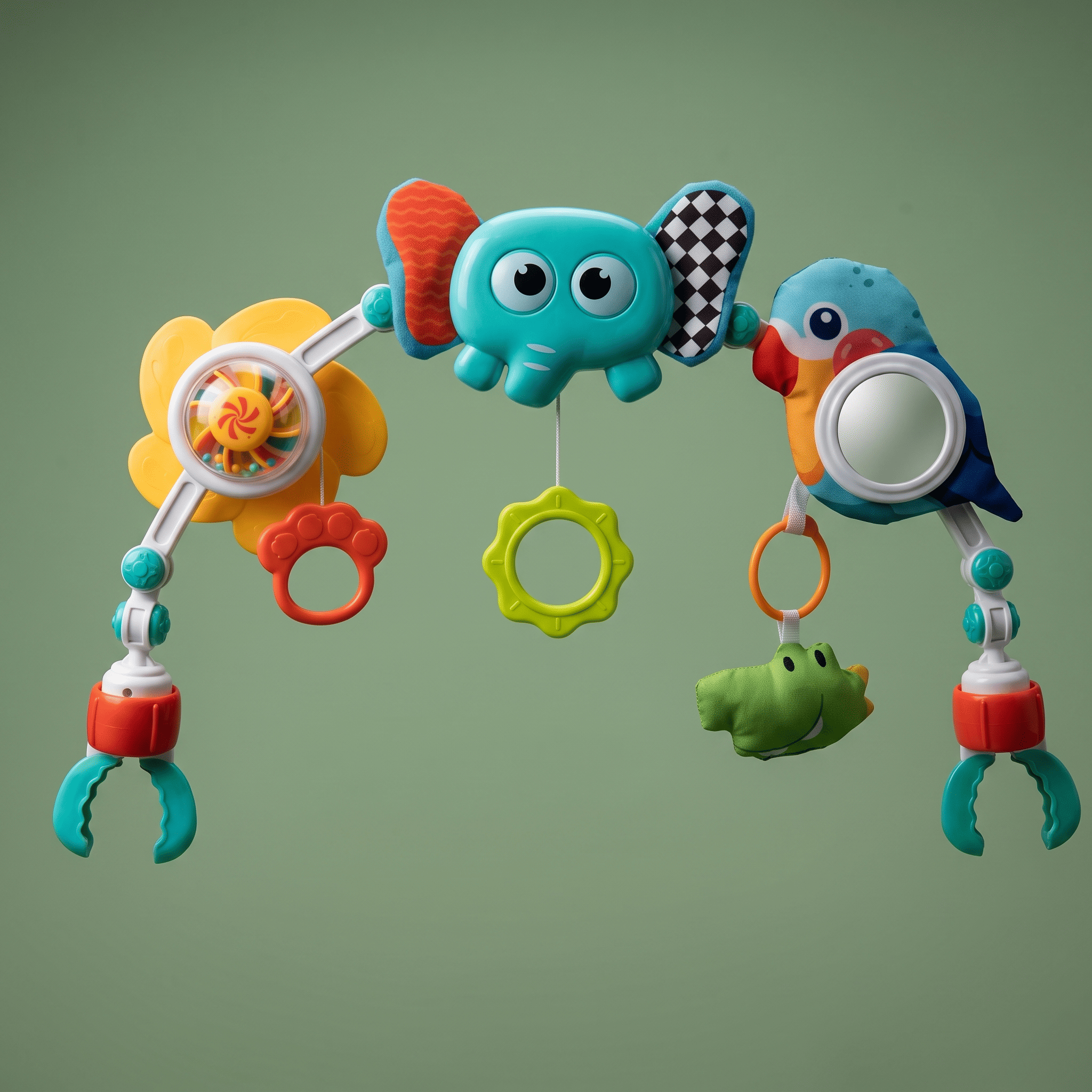 Sensorischer Spielbogen für Kinderwagen | Lunyna