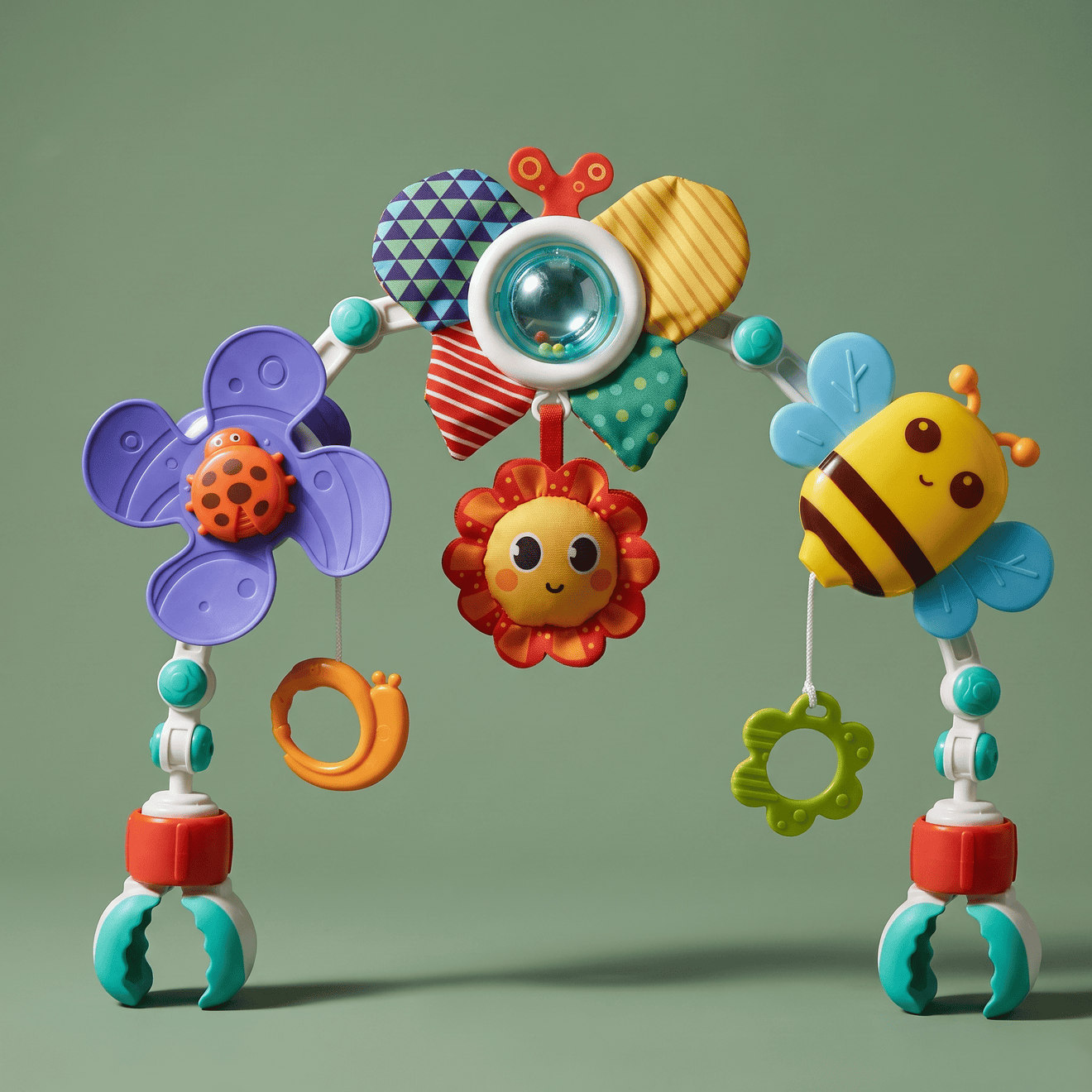 Arco de Juguetes Sensoriales para Carrito | Lunyna